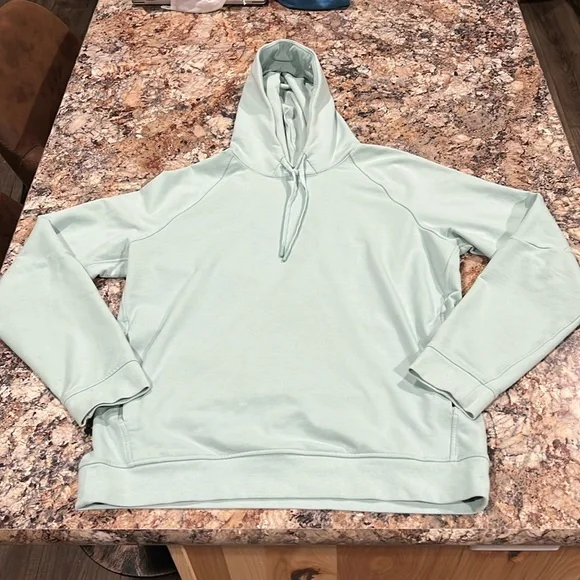 Lululemon Mint Green City Sweat L Sweater Sweatshirt - Picture 1 of 4